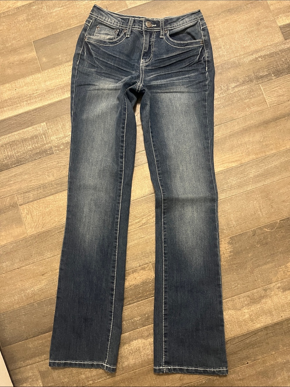 Earl Jeans Women's Boot Cut Jeans in Dark Blue Wash